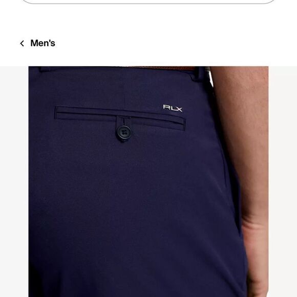 POLO RALPH LAUREN | Navy RLX 9" Cypress Golf Shorts | 38 - Picture 5 of 10